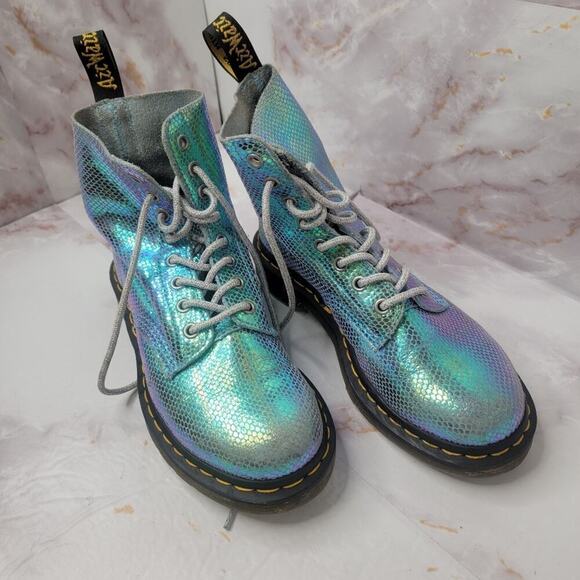 Dr. Martens 1460 Pascal Iridescent 8-Eye Boot Size 6 - Picture 5 of 16